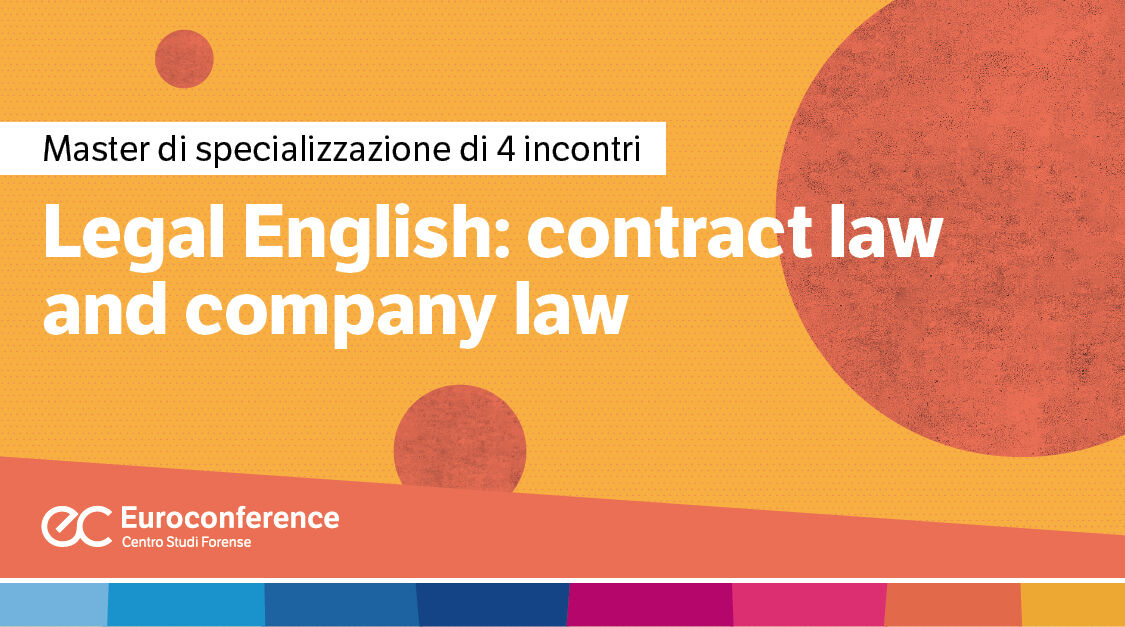 Immagine Legal english: contract law and company law | Euroconference